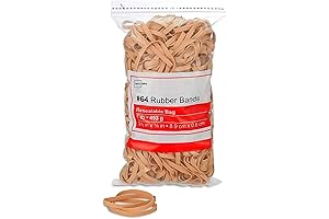 1InTheOffice #64 Premium Quality Rubber Bands for Durable and Secure Use