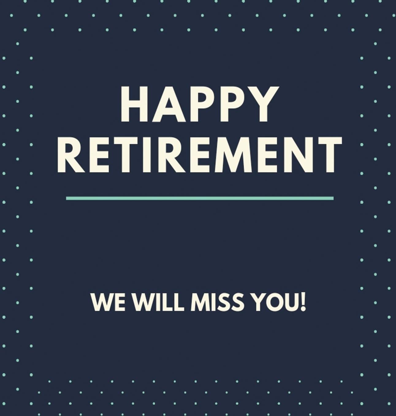 Happy Retirement Guest Book (Hardcover): Guestbook for retirement, message book, memory book, keepsake, retirment book to sign Hardcover – Import, 12 March 2019