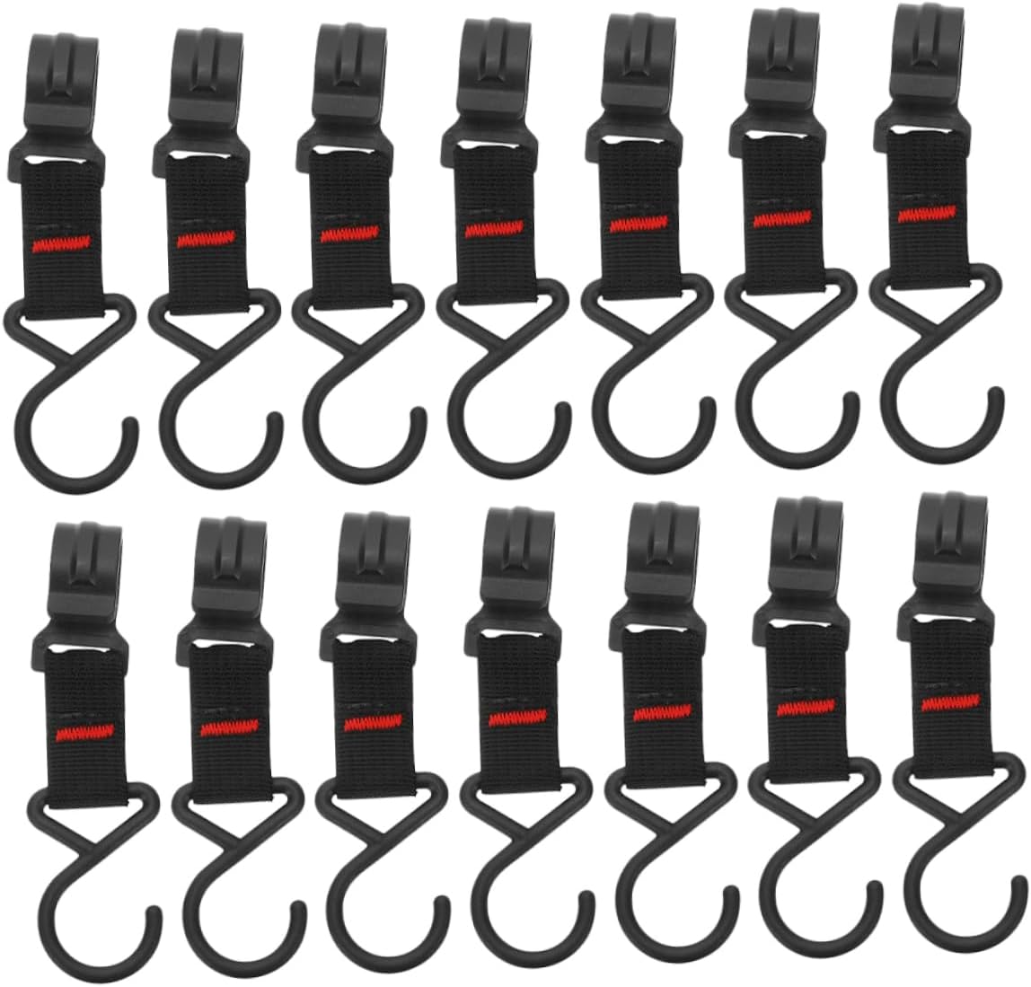 HEALLILY 20 Pack Camping Hanging Hooks for Backpacks and Hats