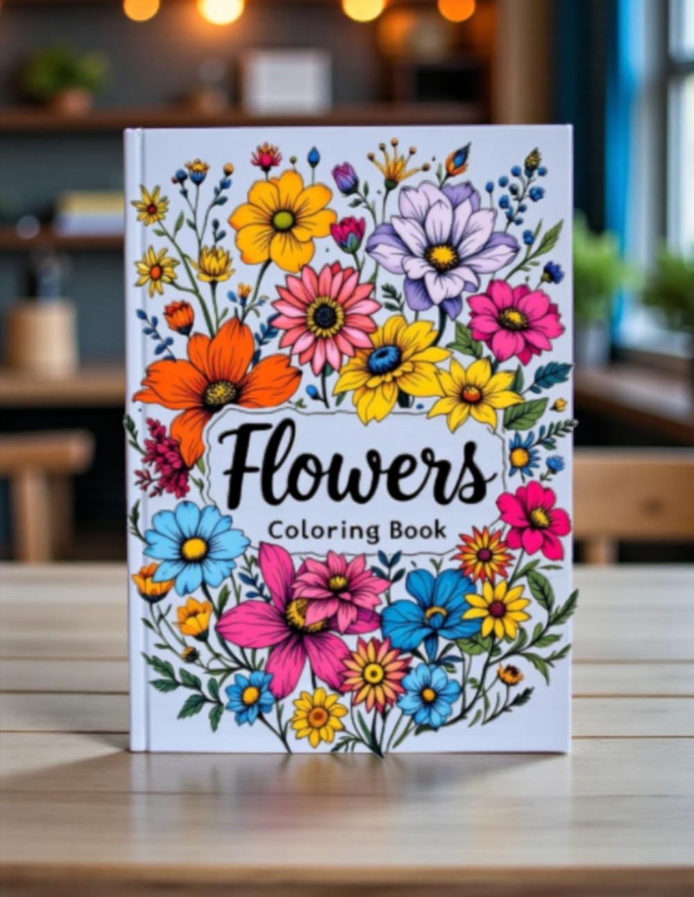 Flowers Coloring Book: Beautiful Floral Designs for Relaxation and Creativity
