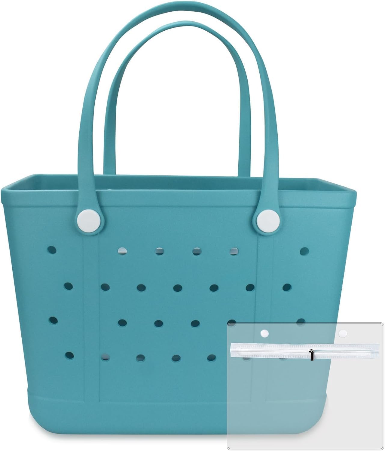 Juyeesm X Large Beach Bag, Oversized Rubber Beach Bag, Washable Open Tote Bag Durable Tote Travel Bags