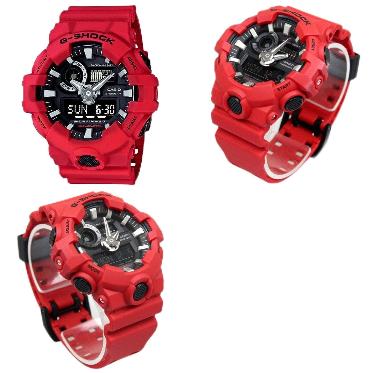 Amazon.co.jp: カープ 警察 自衛隊 G-SHOCK 20気圧防水 アナデジ プラ 