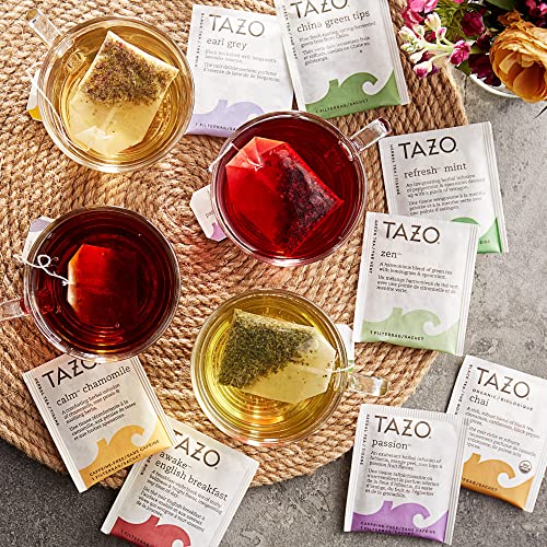 By The Cup SUVELAM Tazo Tea Bags Sampler Variety Gift Box thumb #6