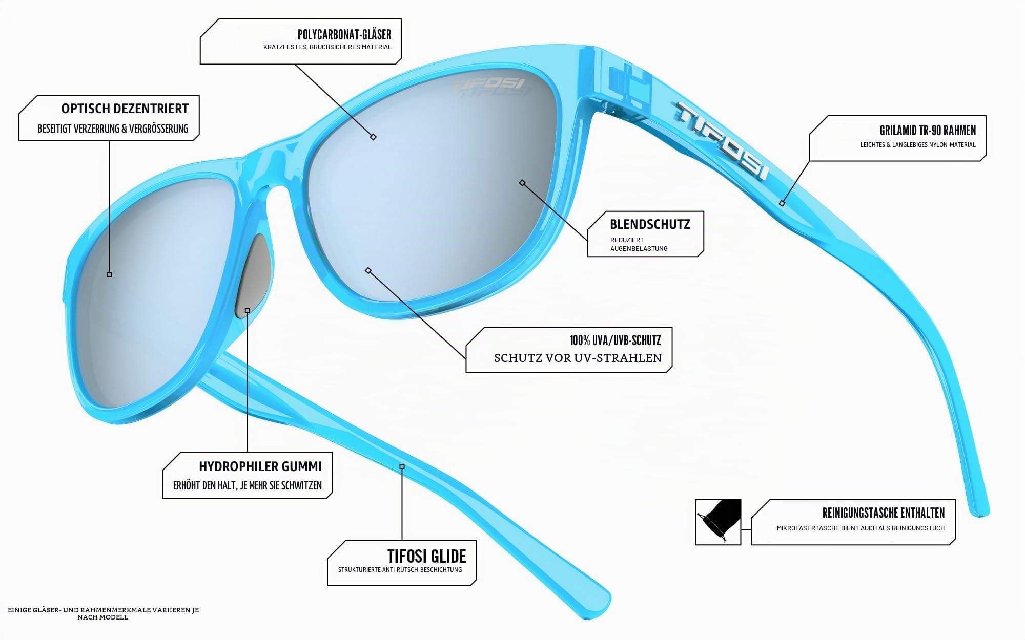 Tifosi Unisex Swank Sonnenbrille