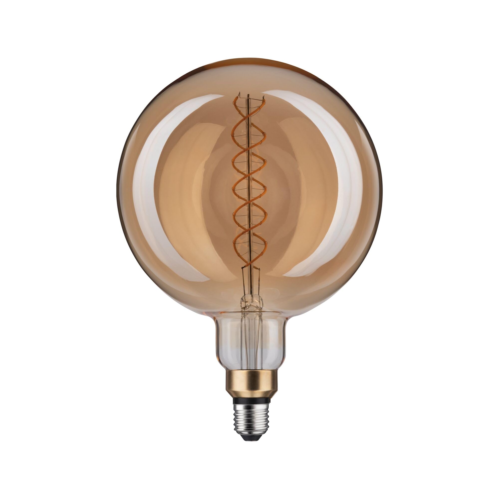 Paulmann 28868 LED Lampe 1879 BigGlobe Filament Warmweiß 400lm 7 Watt dimmbar Gold Vintage 1800 K E27 Leuchtmittel