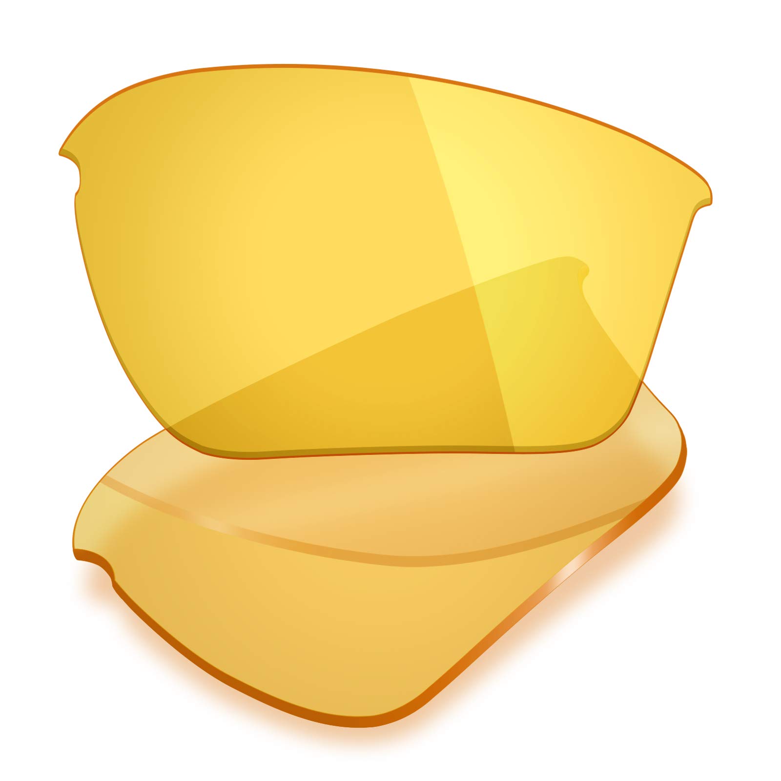 Mryok UV400 Replacement Lenses for Oakley Half Jacket 2.0 XL OO9154-62mm - HD Yellow