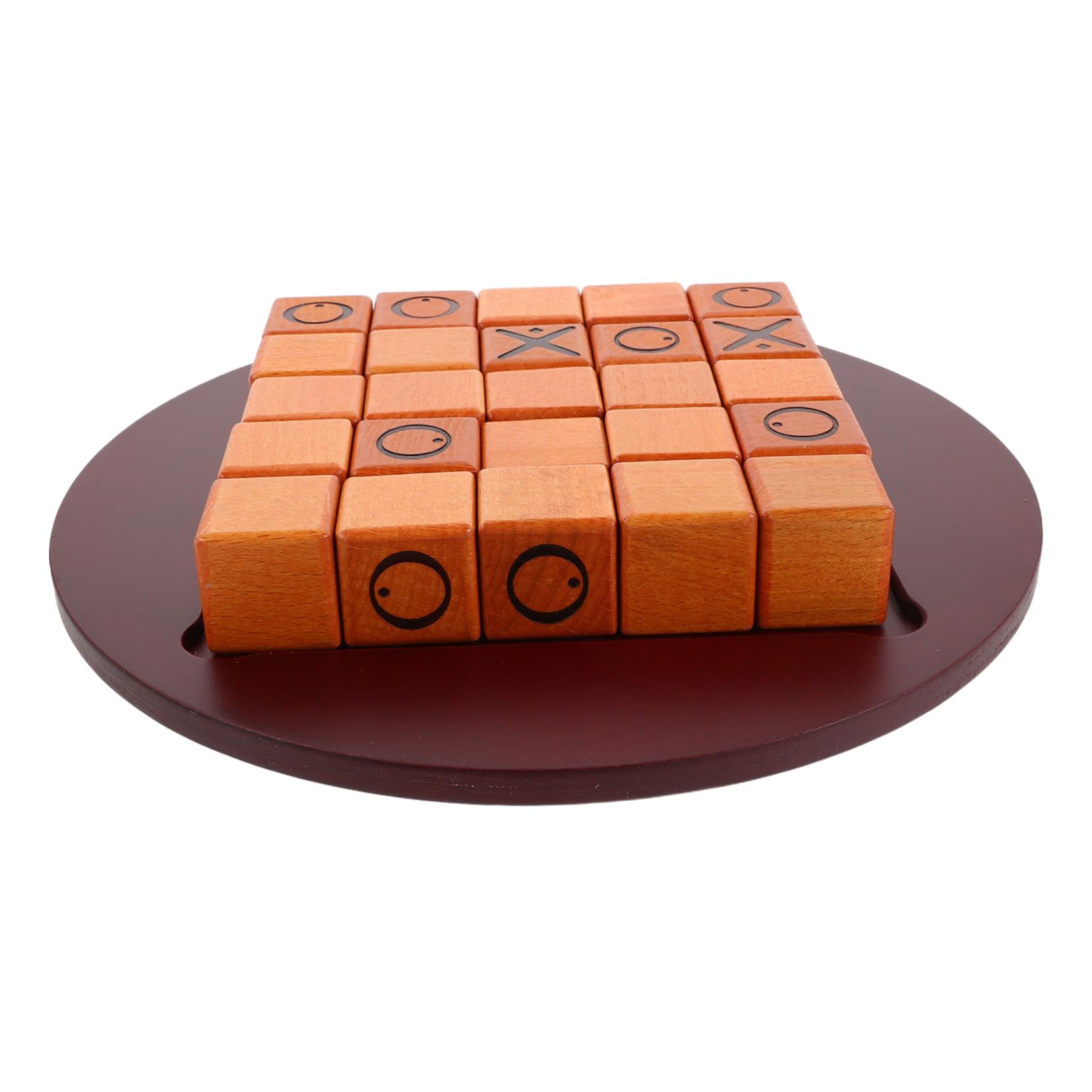 LABRIMP Gioco da Tavolo Strategico in Legno Ox Push Set di Blocchi in Legno Portatile Rompicapo Mentale per Famiglie per Feste Spiaggia e Attività all Aperto