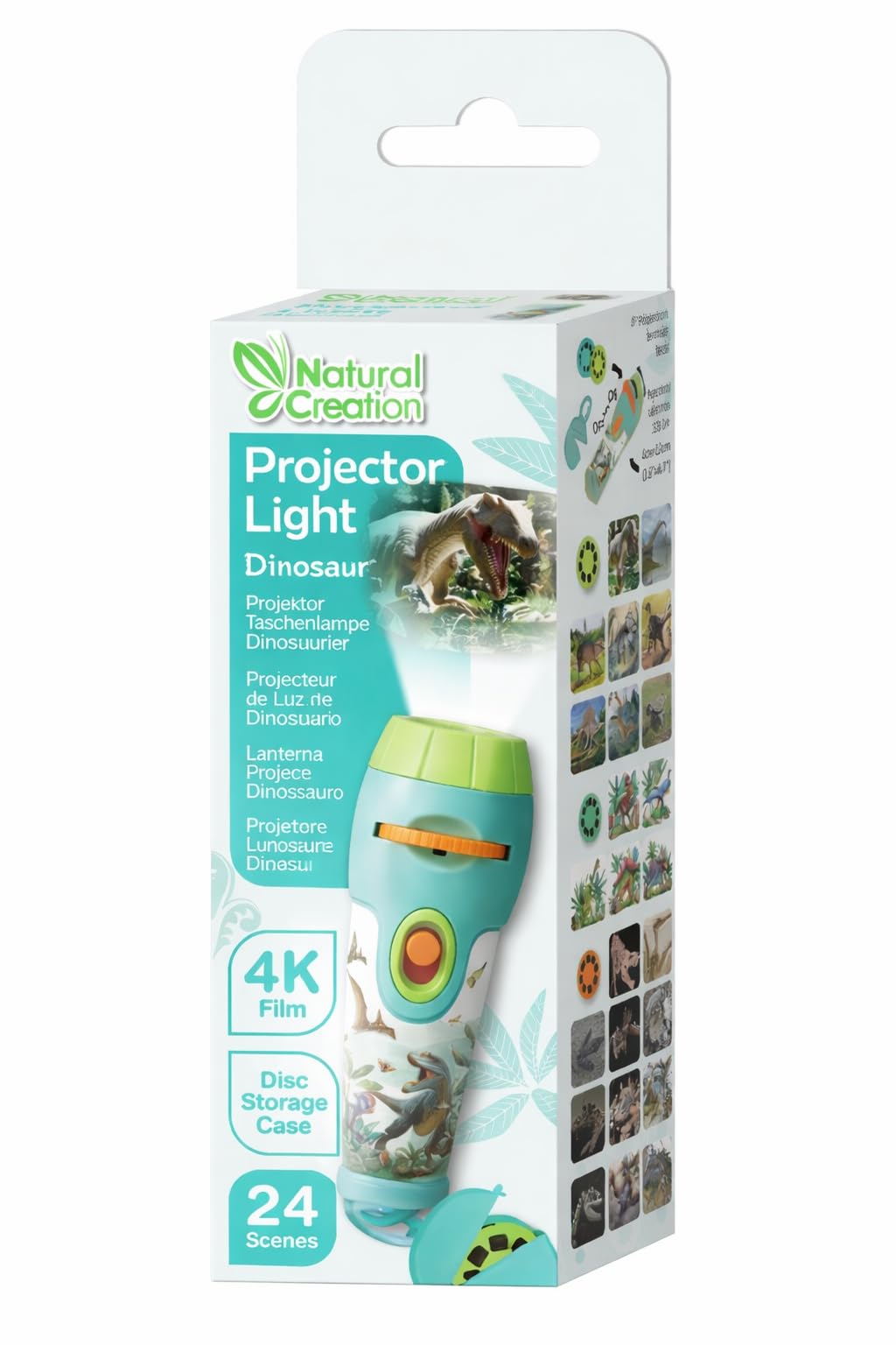 Avenir Projecteur veilleuse dinosaure - Lampe pour enfant avec histoires
