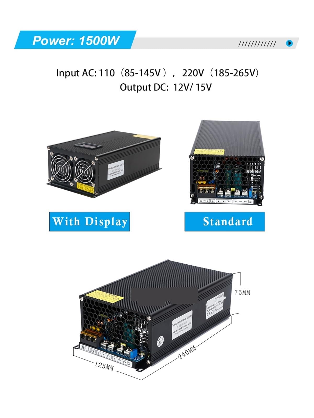 500W ユニット型DC/DCスイッチング電源（単出力）AK500W -SMD｜株式会社アコン 500W