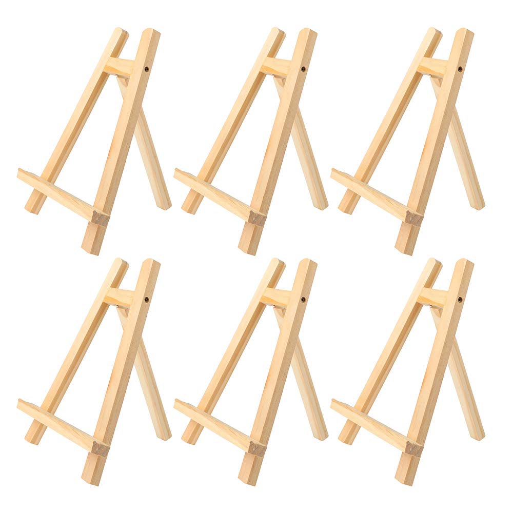 Buy BangQiao 6 Pack 9.50 inch Natural Pine Wood Small op AFrame