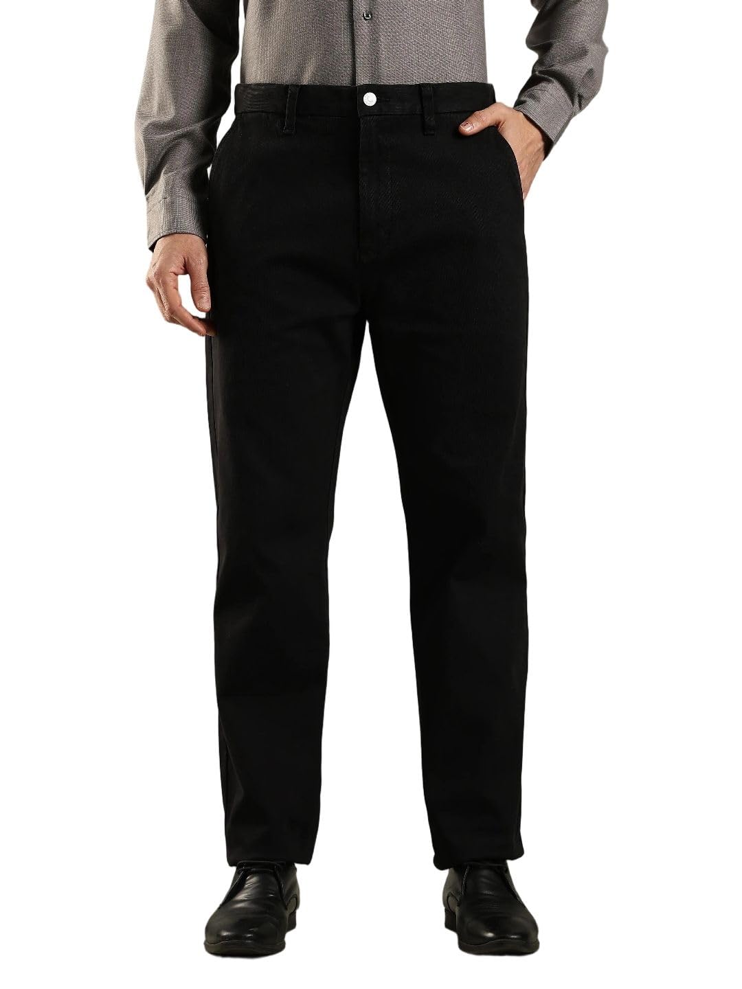 tommy hilfiger Slim Fit Solid Mid Rise Trouser-picture-19