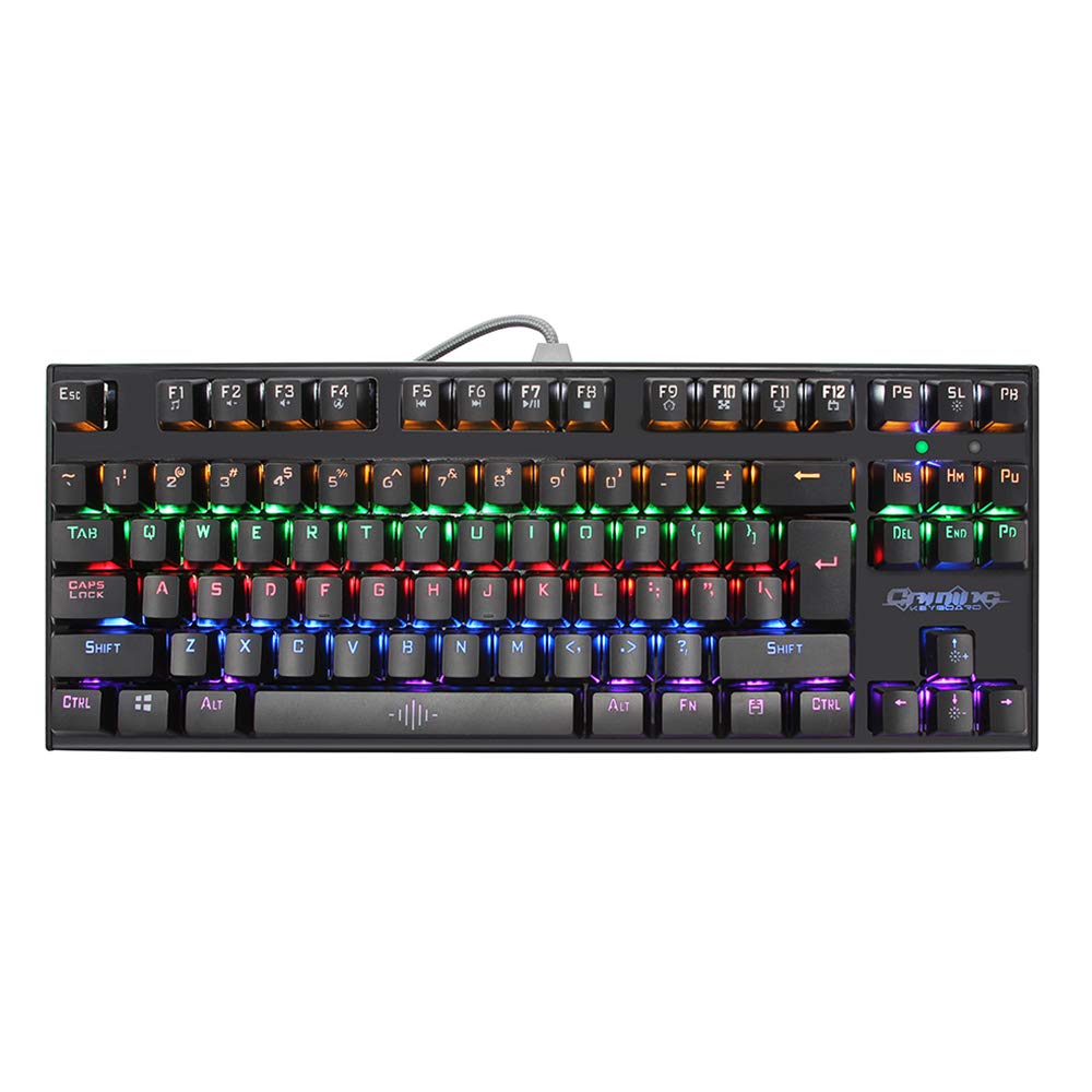 Amazon.co.jp: DIGIBLUSKY ゲーミングキーボード 有線 キーボード 青軸