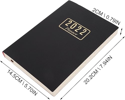 Miniatura 4 de MAGICLULU 4 Pcs 2022 Agenda Book Agenda Notepad Schedule Notepad Blank Calendar Blank Notebooks Appointment Book 2022 Work Notebooks Appointment