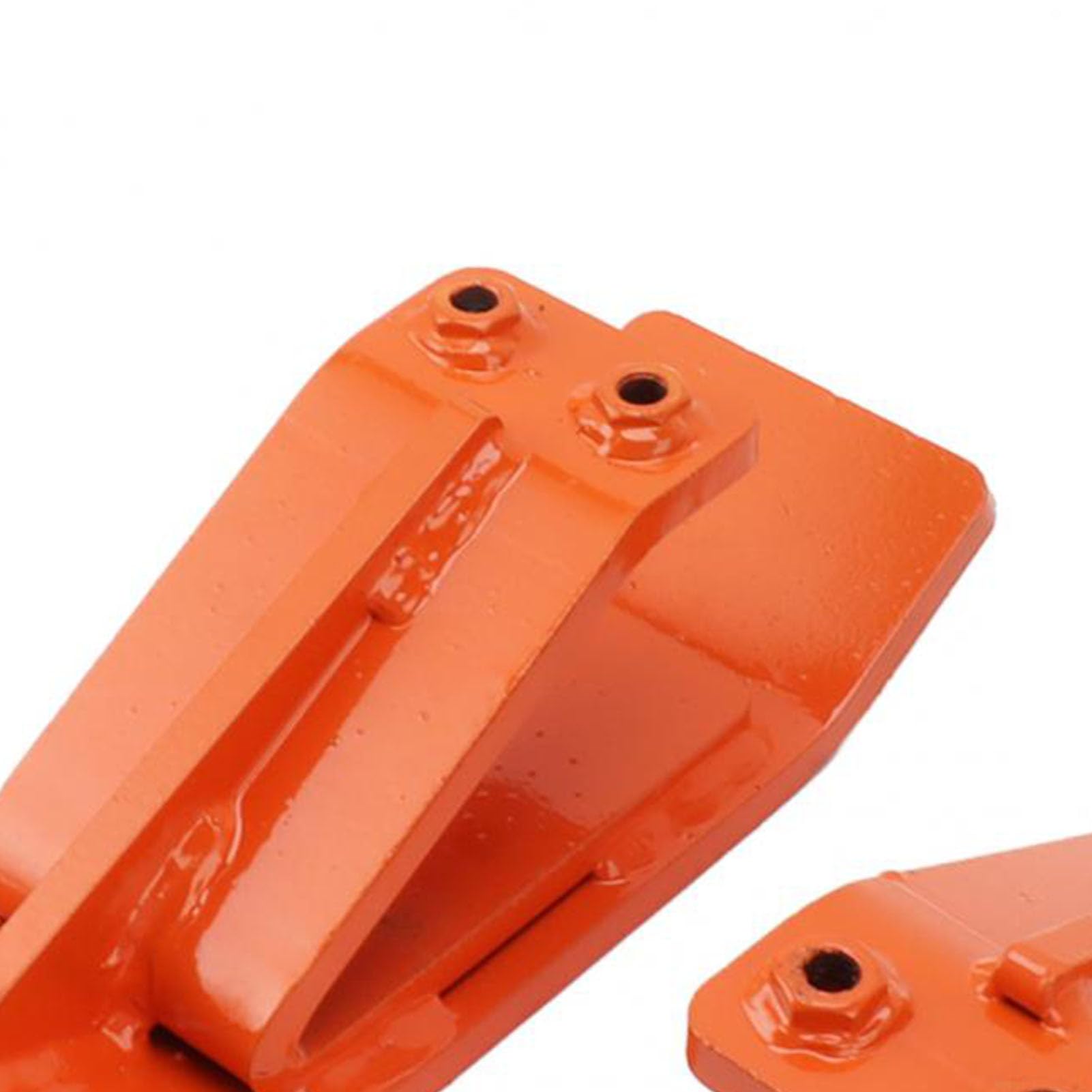 Cryfokt Protector de Cubo de Tractor con Tuercas y Pernos de Doble Seguridad de Acero Duradero para Mantenimiento de Césped 2 Piezas 10,5x4 Pulgadas