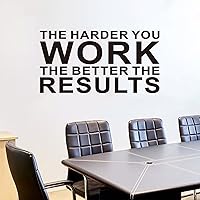 Vista 8 de Calcomanías de pared, calcomanías de pared motivacionales, (fáciles de aplicar), decoración de pared, arte de vinilo, trabajo en equipo, póster