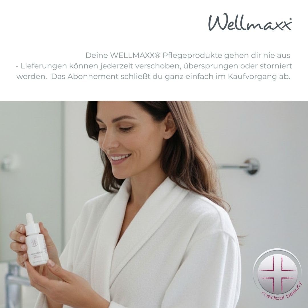 WELLMAXX® skineffect BHA Peeling, Sanftes Peeling + Salicylsäure, porentiefe Reinigung, strahlende Haut, sanfte Zellerneuerung, alle Hauttypen, mild, parfümfrei, Pipette,30 ml