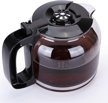 12-Cup Replacement Glass Carafe for Taylor Swoden Coffee Maker Models 300105REU