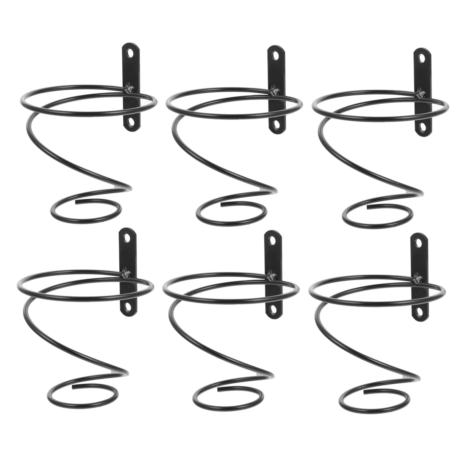 6 soportes de metal para botellas de vino, estante de hierro resistente para exhibición de vino tinto, elegante almacenamiento de cocina y bar, decoración perfecta para el hogar y nizer