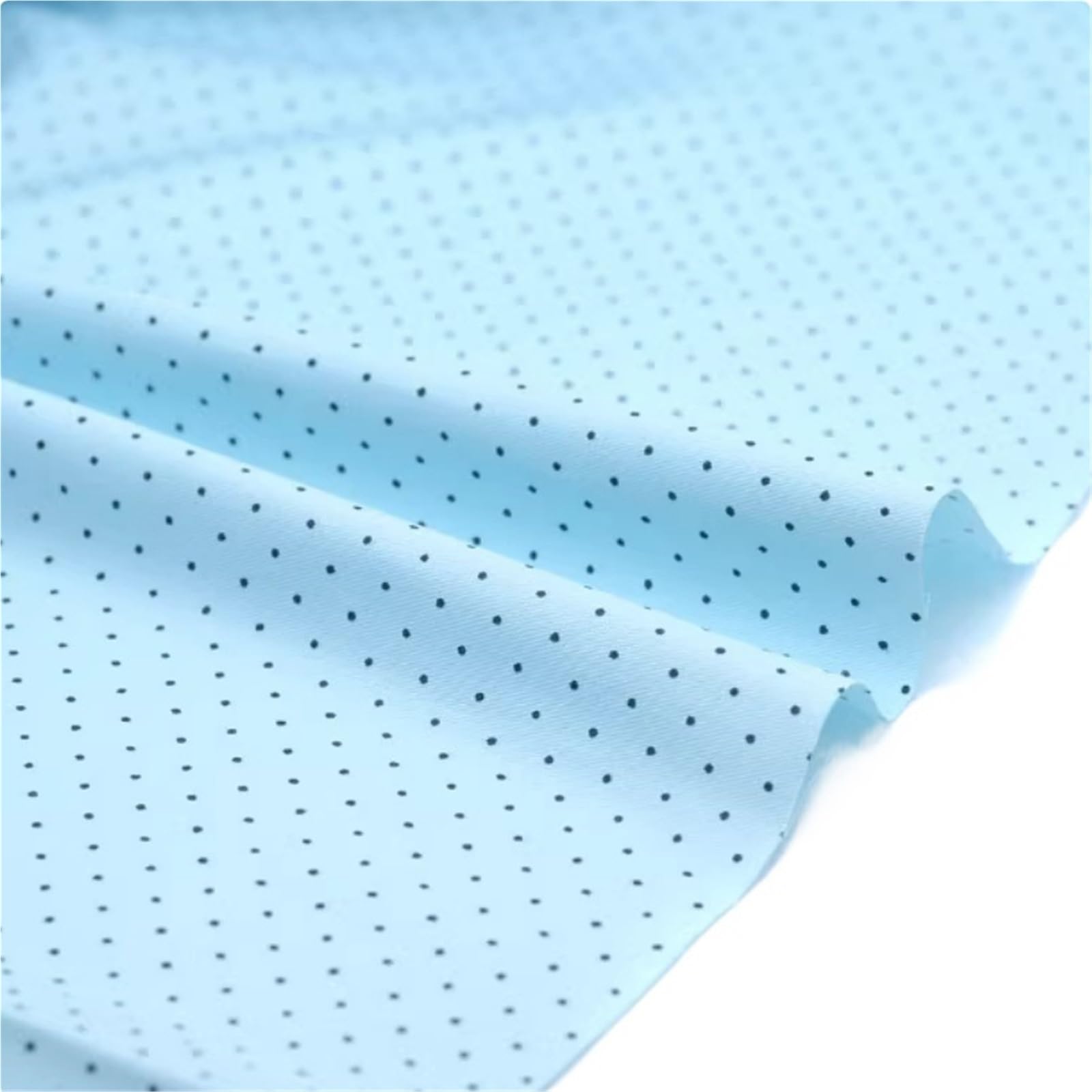 HKSDKABOP Cotton Twill Polka Dot Fabric 140x50cm 1mm Dot Multicolor Crafts DIY Home Decor(Color1)