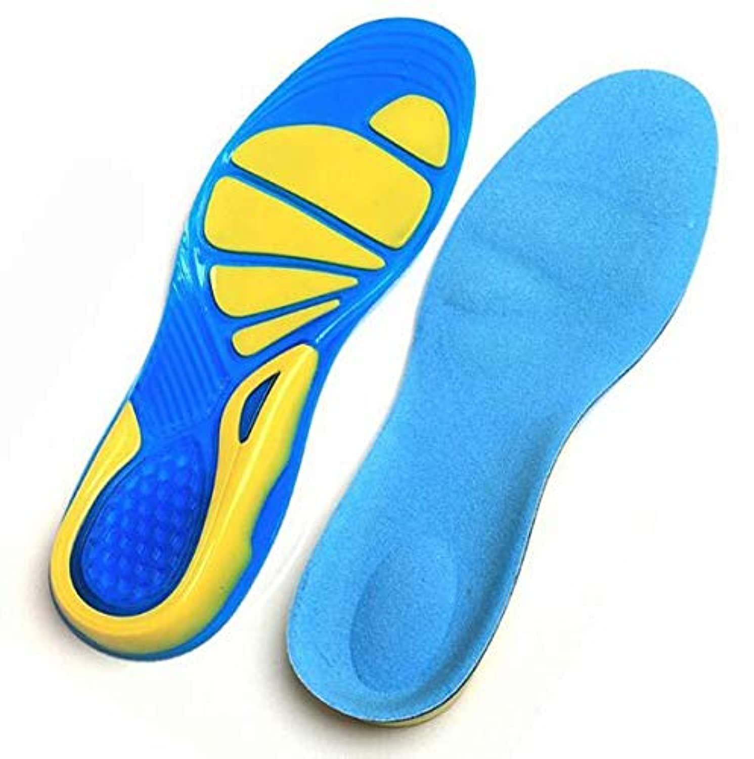 1 Pair Silicone Gel Running Sport Insoles Orthotic Arch Support Anti-slip Shoe Pad, Size L