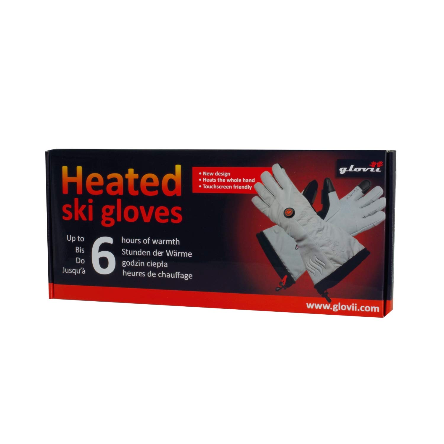 Akku Beheizte Thermoaktive Universalhandschuhe mit Wasserdichtem Bezug