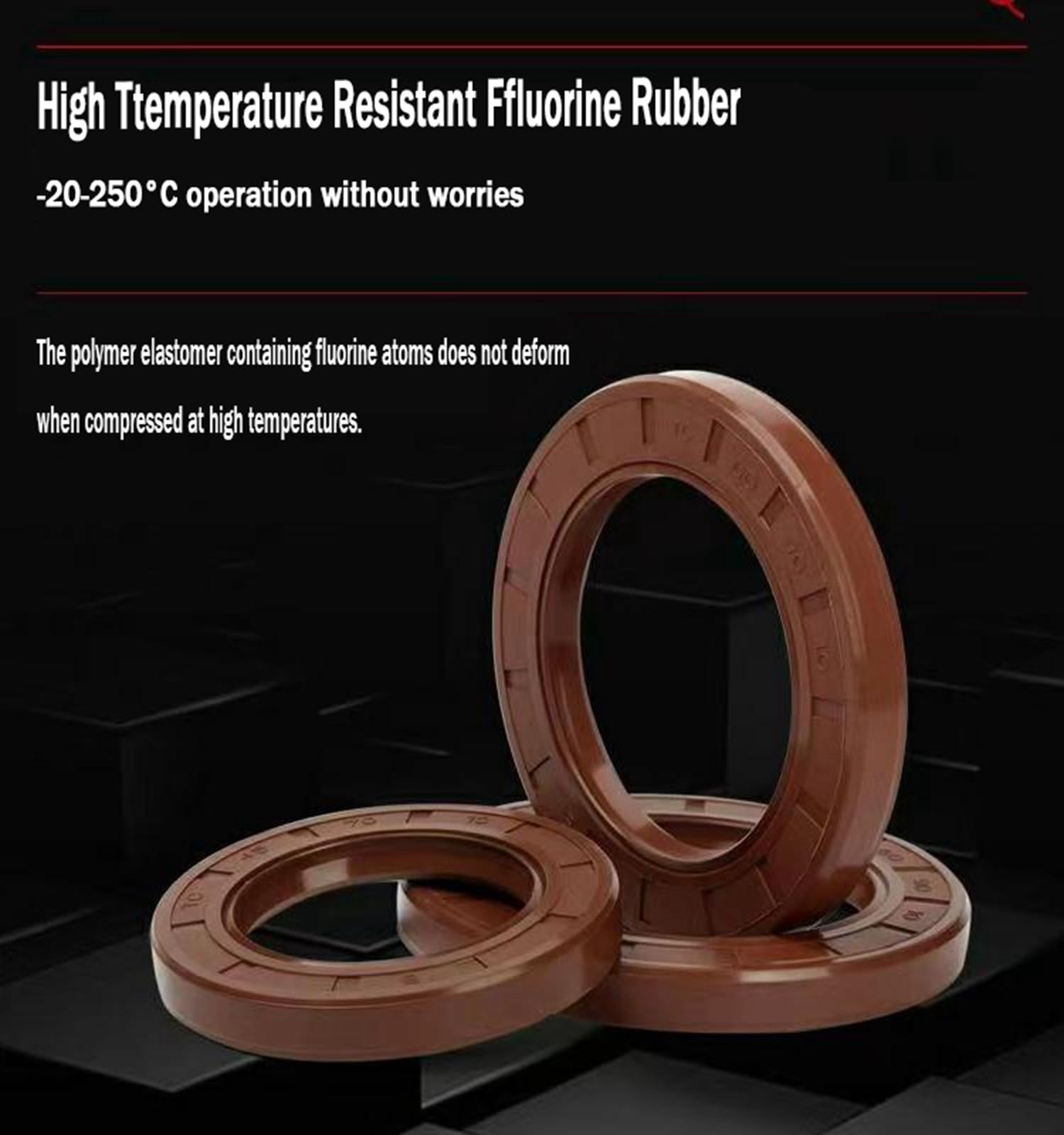 5 Paraoli Scheletrati In Gomma Fluorurata 32x40x8 Mm | Resistenti Ad Alte Temperature E Agenti Chimici | Per Motori E Macchinari Industriali