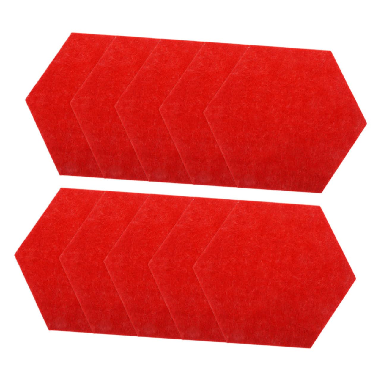 Tofficu 3 Set - Tappetini Fonoassorbenti in Feltro Esagonali Per La Decorazione Da Parete Dellufficio Per Lesposizione in Classe 10 Pezzi * 3