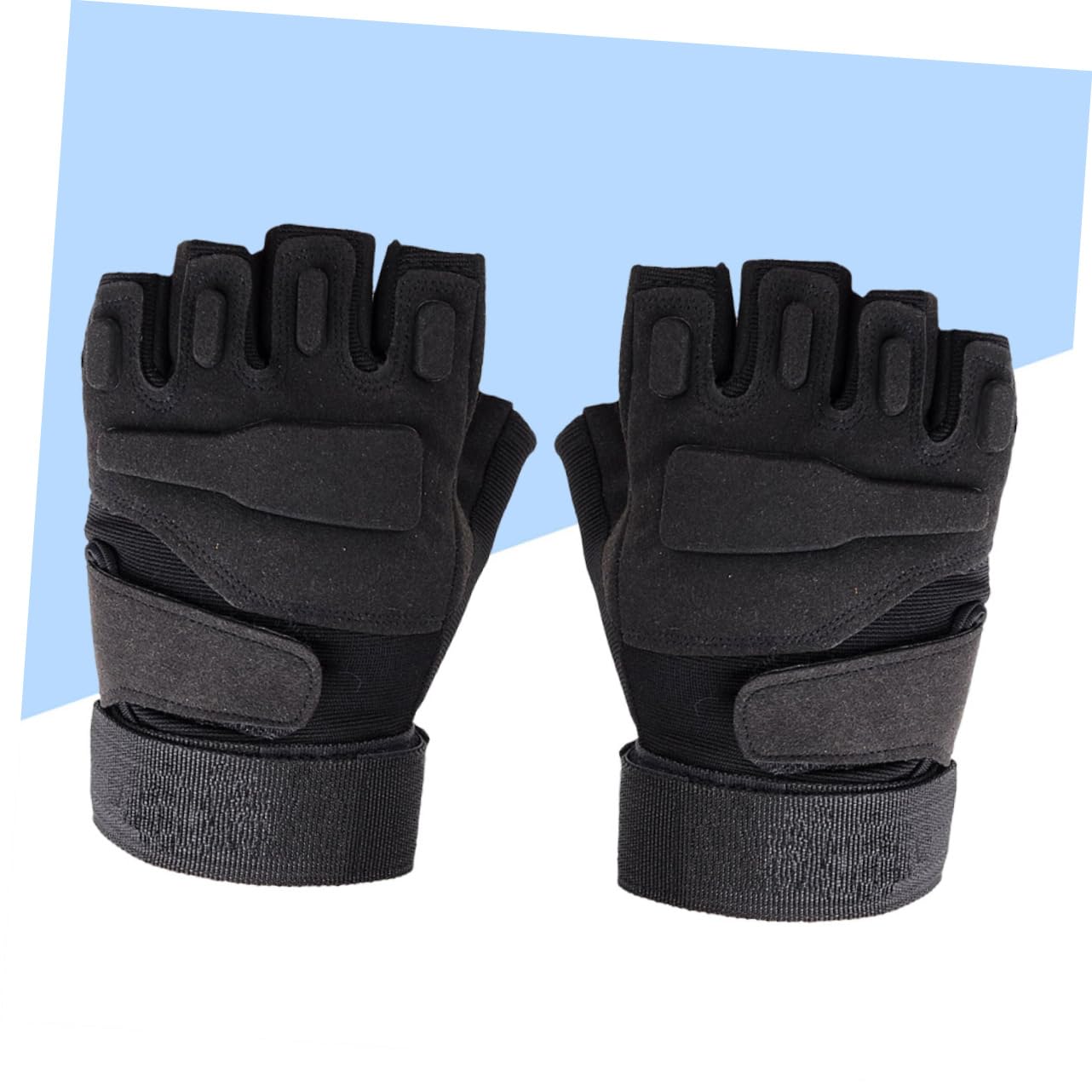 Toddmomy 3stücke Halbfinger Fahrradhandschuhe Für Atmungsaktive Und rutschfeste Sporthandschuhe Für Radfahren Laufen Angeln Und Outdoor-aktivitäten Schwarz