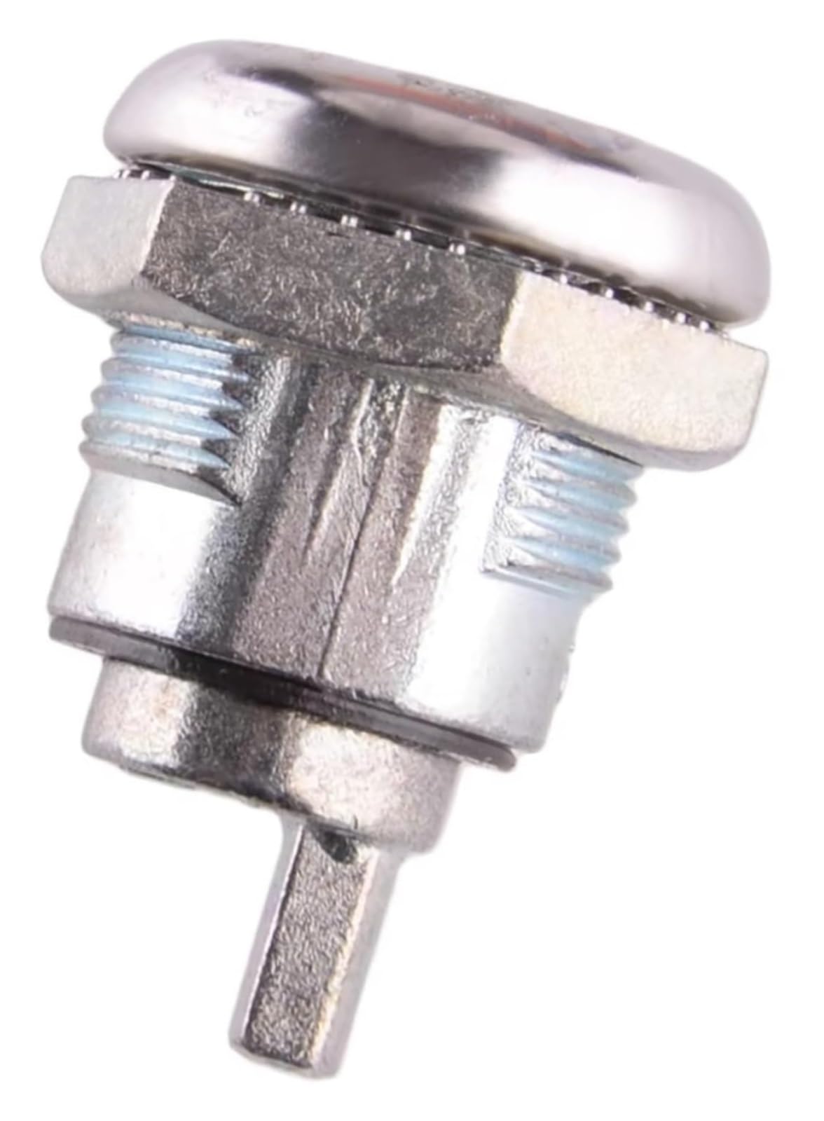 Cylindre de serrure de coffre de coffre avec clés, argent, for poignée en T pliante, boîte à outils, camion, remorque, camping-car, armoire électrique, actionneur de serrure de coffre de voiture