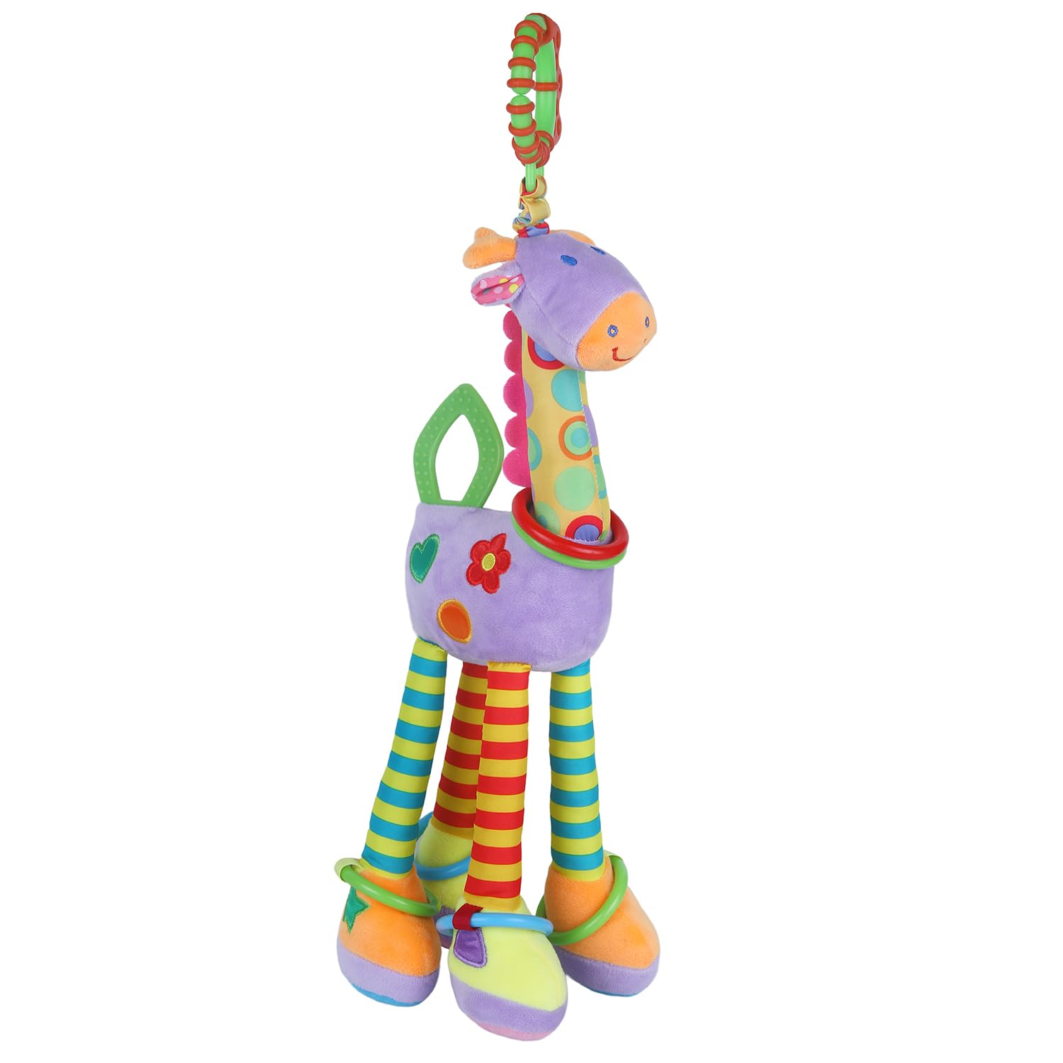 Baby Moo Flexible Giraffe Musical Hanging Toy with Teether Hanging Toy - Multicolour (B0BSPY94PR) Amazon Price History, Amazon Price Tracker