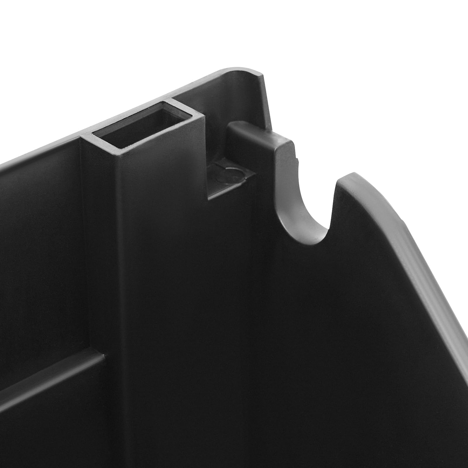 Macetero colgante de plástico con enrejado, tubo de bajante, maceta de pared para plantas, maceta de pared con riego automático, pared vertical para plantas, 24 unidades (verde militar) (negro)