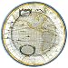 Entertaining with Caspari World Map Paper Dinner Plates, Pack of 8