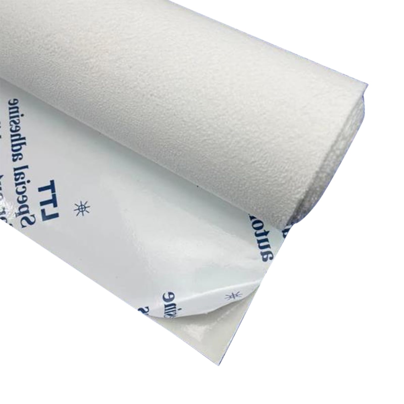 Self-Adhesive Car Adhesive - Suede Look Wrap - High Elastic Automotive Film - Suitable For Furniture, Sofas & Car Interiors (White, 20 x 149 cm)