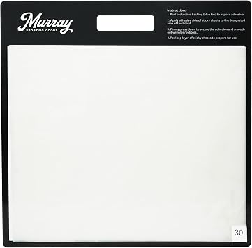 Murray Sporting Goods Courtside Premium Basketball Sticky Mat | Non-Slip Shoe Mat for Basketball Court Shoe Grip 19 in x 19 in | Replacement Sheets Dont Include Mat