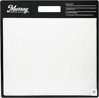 Murray Sporting Goods Courtside Premium Basketball Sticky Mat | Non-Slip Shoe Mat for Basketball Court Shoe Grip 19 in x 19 in | Replacement Sheets Don't Include Mat
