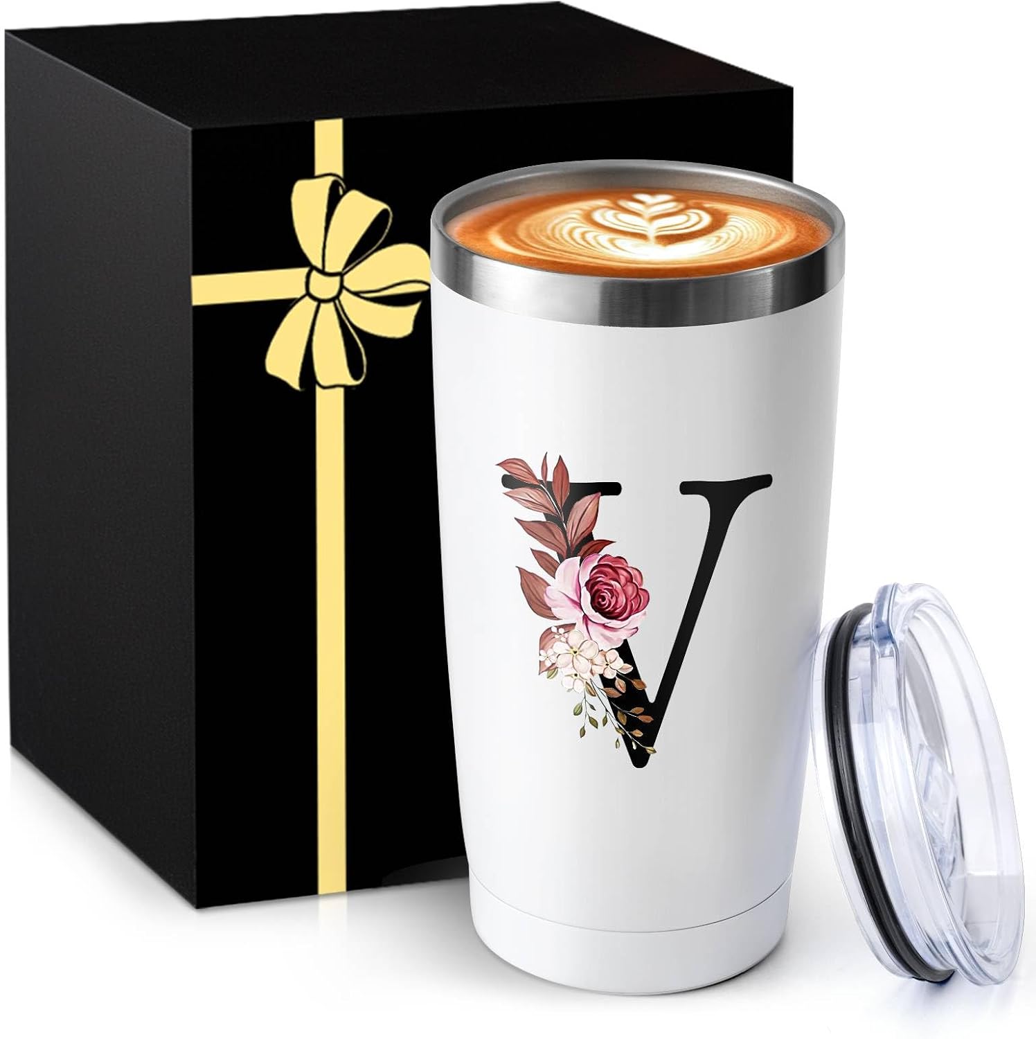 MNZZ 20 Oz Insulated Coffee Cup with Lid Car Tumbler Travel Mug Women Men Teacher Christmas Math Biology Piano Gifts Future Mentor Speech Substitute Ballet Drama Guitar Yoga Montessori Physics