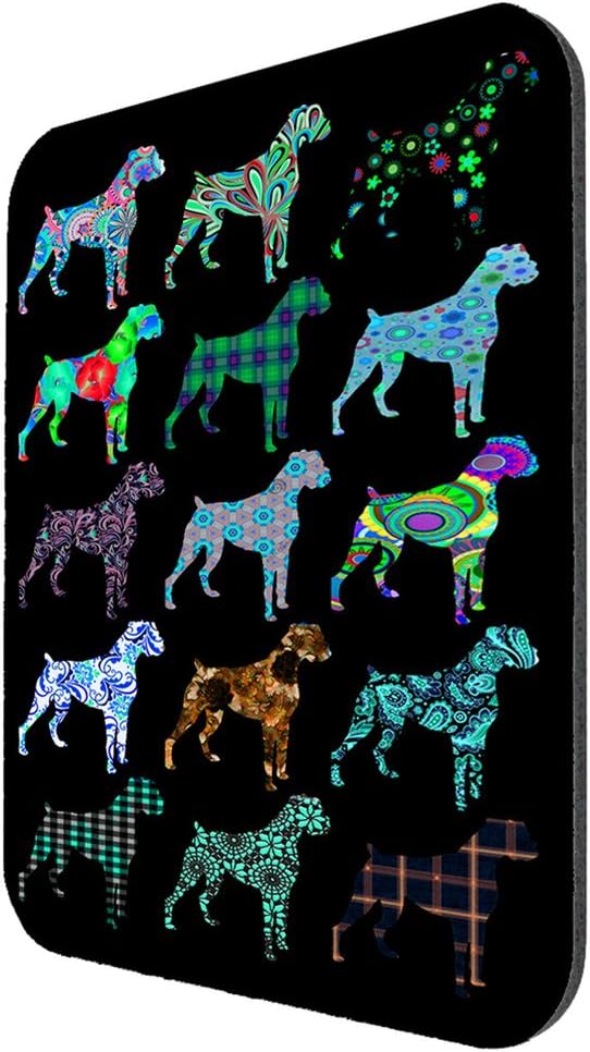 Boxer Dog Pattern Mousepad