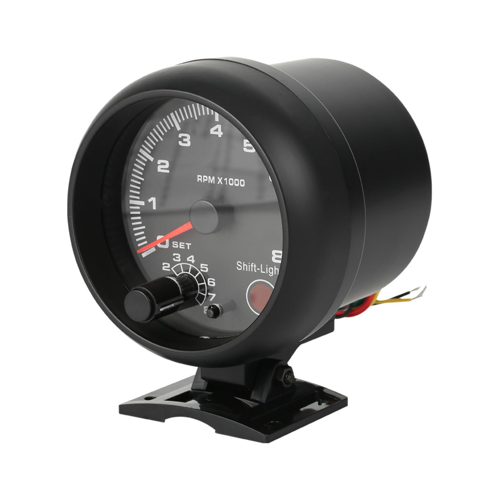 Tachymètre Universel pour Voiture, 12 V 0-8000 TR/Min, LED, Changement de Vitesse