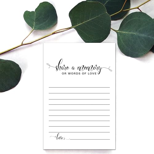 Miniatura 4 de Tarjetas de memoria, decoraciones de celebración de la vida, libro de visitas funerarias, libro de invitados conmemorativo para bodas, duchas,