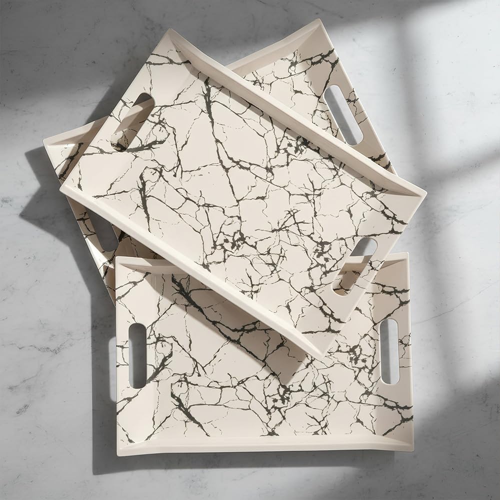 U.P.C. Villori Serving Tray Set - 3 Sizes -7