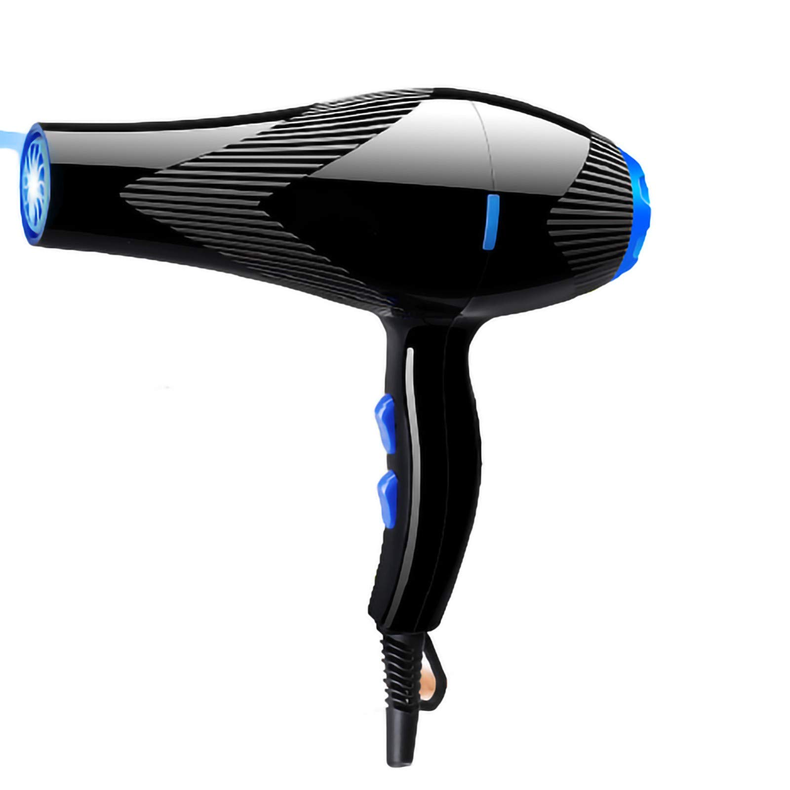 YLXD 2300W Secadora De Pelo para Mascotas Caninas Calentadora,Secador silencioso y rápido, Secador de Pelo para Perros,Velocidad Ajustable, Luz Azul