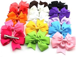 Totority 15 Laços Para O Cabelo De Crianças Acessórios Para O Cabelo De Meninas Acessórios Para O Cabelo Clipe De Jacaré Arcos De Cabelo Arcos De Jacaré Laços De Cabelo Para Bebês