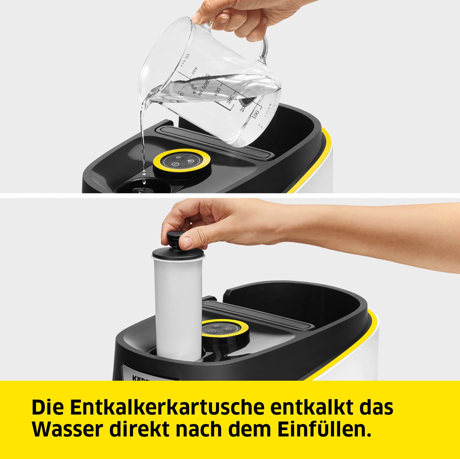 Kärcher Dampfreiniger SC 3 Deluxe, Dampfdruck: 3,5 bar, Aufheizzeit: 30 s, Leistung: 1.900 W, Flächenleistung: 75 m², Tank: 1 l, mit Bodenreinigungsset, Mikrofaser-Bezug, Düsen und Rundbürste, Weiß