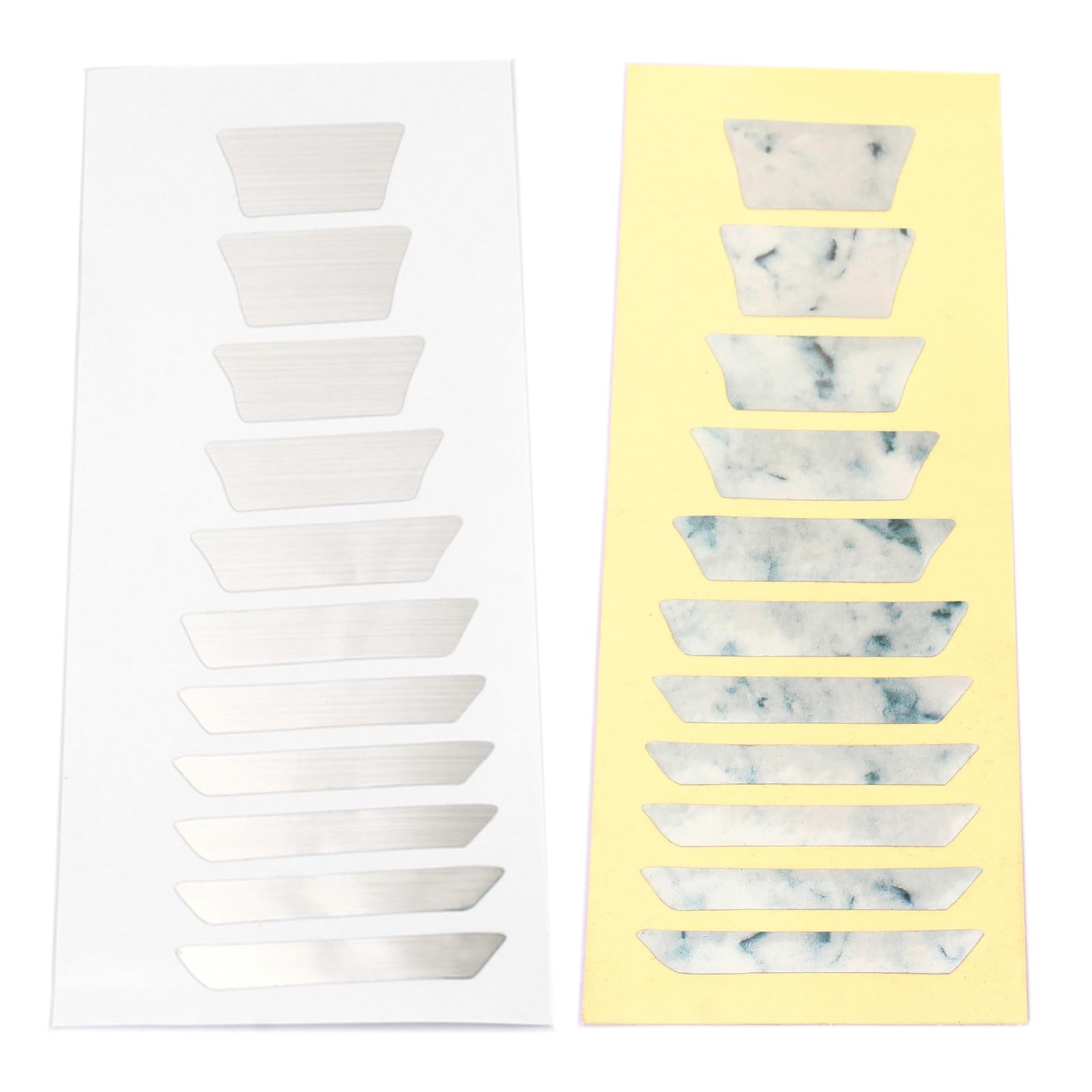 Guitar Neck Fretboard Stickers Trapezoid Inlay Stickers DIY Guitar Stickers Decals for Bass Acoustic Electric Guitar Guitar Neck Stickers Guitar Fretboard Markers Stickers Guitar Inlay Stickers