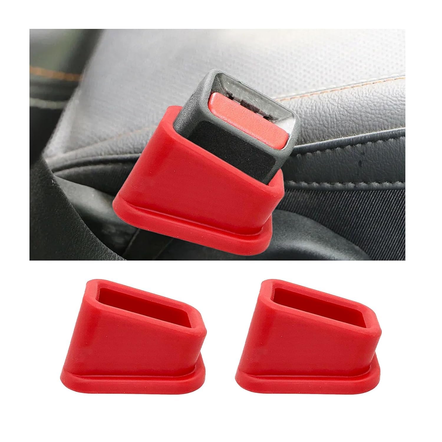 LeafLoom Seat Belt Buckle Holder, 2 Pack Silicone Rubber Seat Belt Buckle Booster, Raises Seat Belt Buckle for Easy Access, No-Hassle Stand Upright Buckling Belt Buckle Holder, Car Accessories-image-39