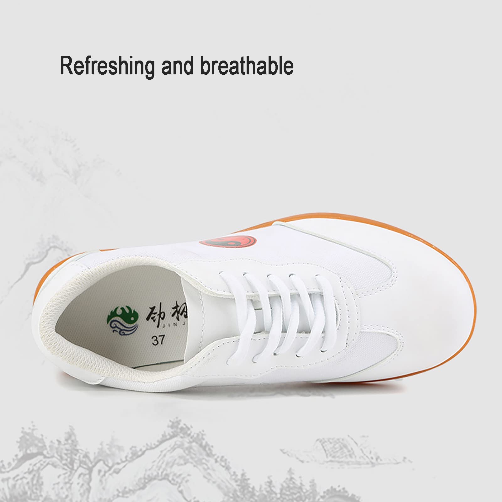 CLSQLXYJZC Scarpe Tai Chi in Tela per Uomo, Tendine di Manzo Estivo Suola in Gomma Resistente all'Usura Scarpe per Arti Marziali Taekwondo, per Scarpe da Allenamento Unisex da Boxe Kung Fu
