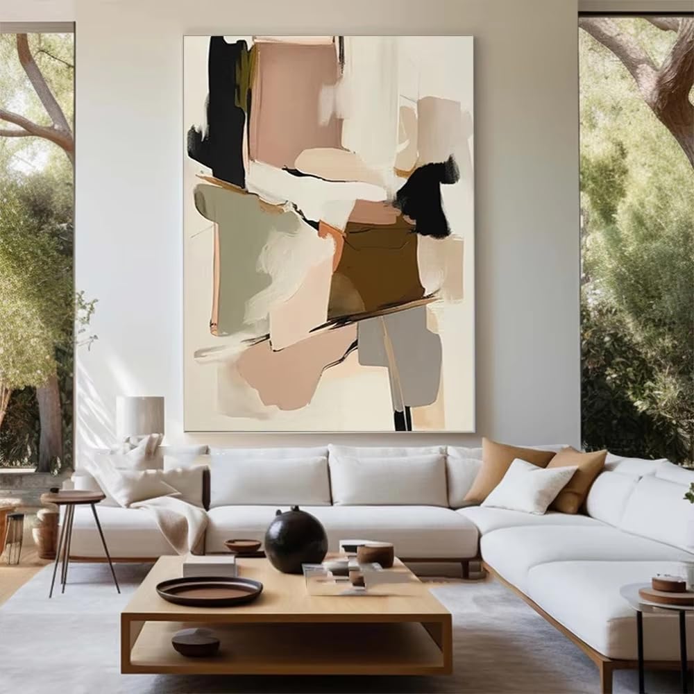 AEFOUU Wall Art Canvas Picture Print Large Abstract Painting Modern Wall Art Living Room Home Decor Picture(80x140cm/32x55in/Internal Frame)