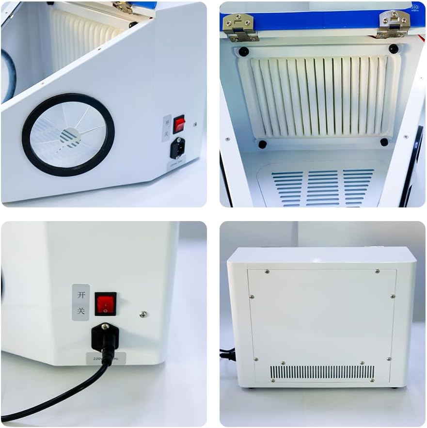 Dust Collector Extractor with Shadowless Lamp for Grinding Lab Vacuum Cleaner