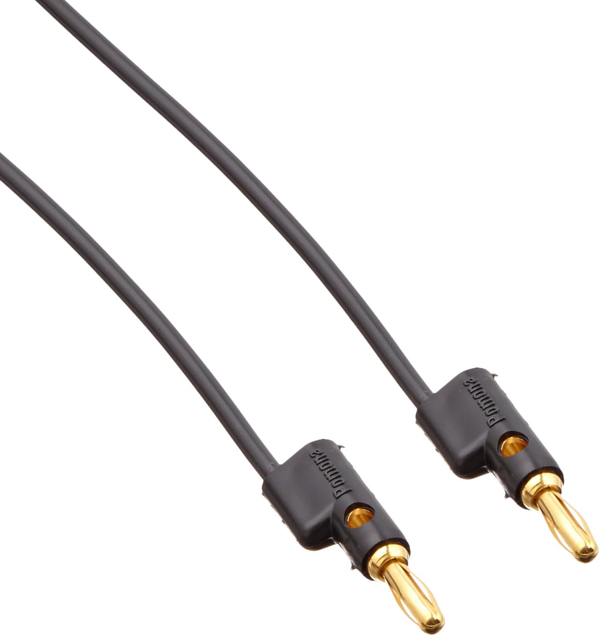 Pomona 2948480 Stacking Standard Banana Plug Patch Cord, Gold Plated