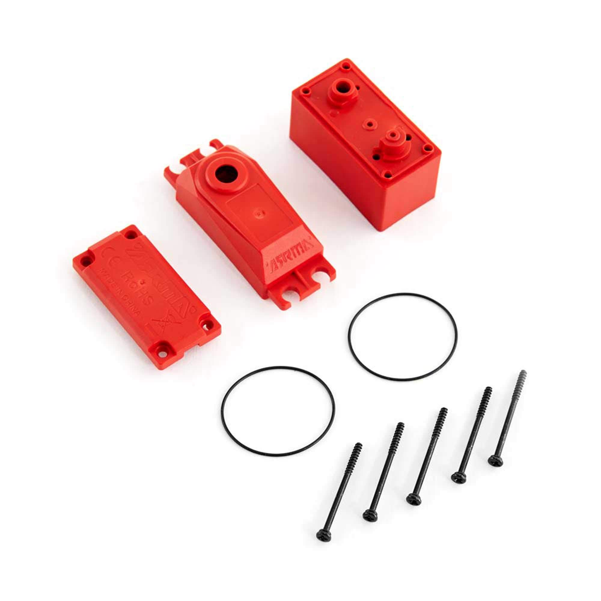 ARRMA ADS V2 Plastic Gear Servo Case Red, ARAM1039